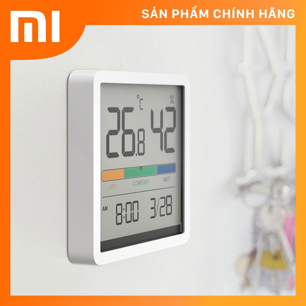 Đồng hồ đo nhiệt độ và độ ẩm Xiaomi Miiiw - màn hình lớn 3,34 inch độ chính xác cao