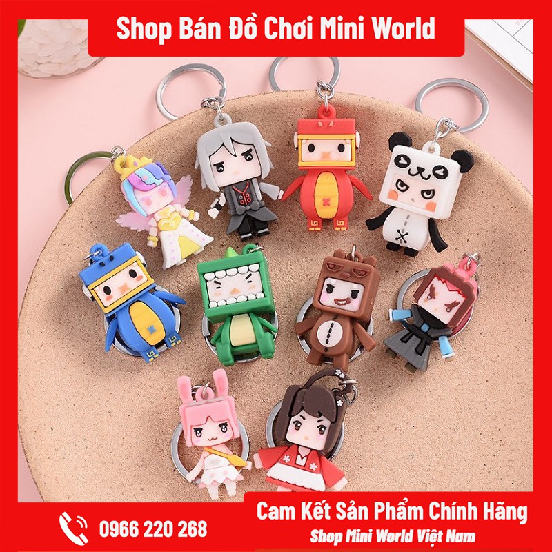 Móc Khóa Mini World Cực Đẹp [10 Mẫu Để Lựa Chọn]