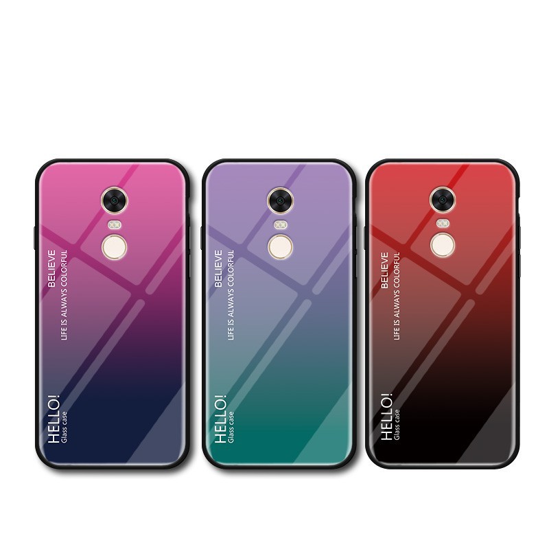 Ốp điện thoại màu gradient dành cho Redmi Note 5 Pro 5A Prime 5 Plus Note 4X 4 6 6A