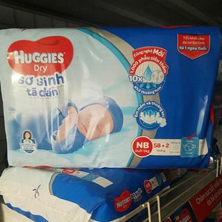 Tã dán Huggies size NB74 miếng