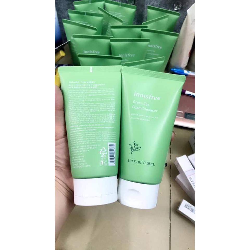 Sữa Rửa Mặt Chiết Xuất Từ Trà Xanh Innisfree Green Tea Foam Cleanser 150ml Hàn Quốc