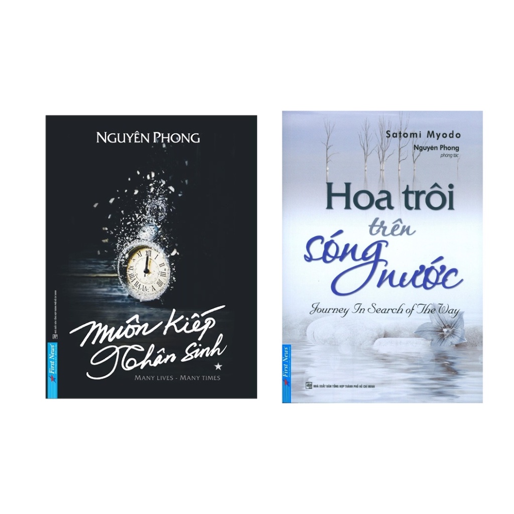 Sách - Combo 2 Cuốn Muôn Kiếp Nhân Sinh tập 1 (bìa mềm) + Hoa Trôi Trên Sóng Nước