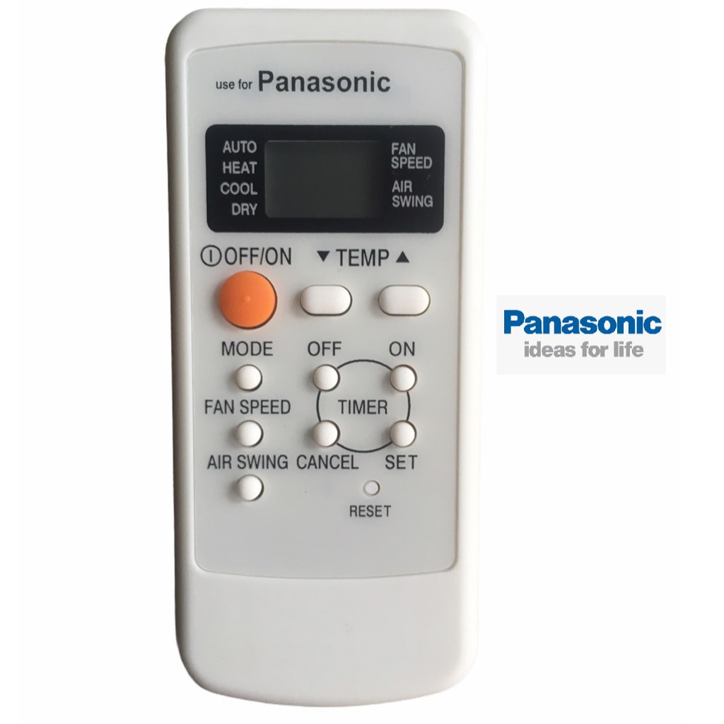 ĐIỀU KHIỂN ĐIỀU HÒA PANASONIC 1 NÚT CAM - TẶNG KÈM PIN - REMOTE ĐIỀU KHIỂN MÁY LẠNH PANASONIC 1 NÚT CAM