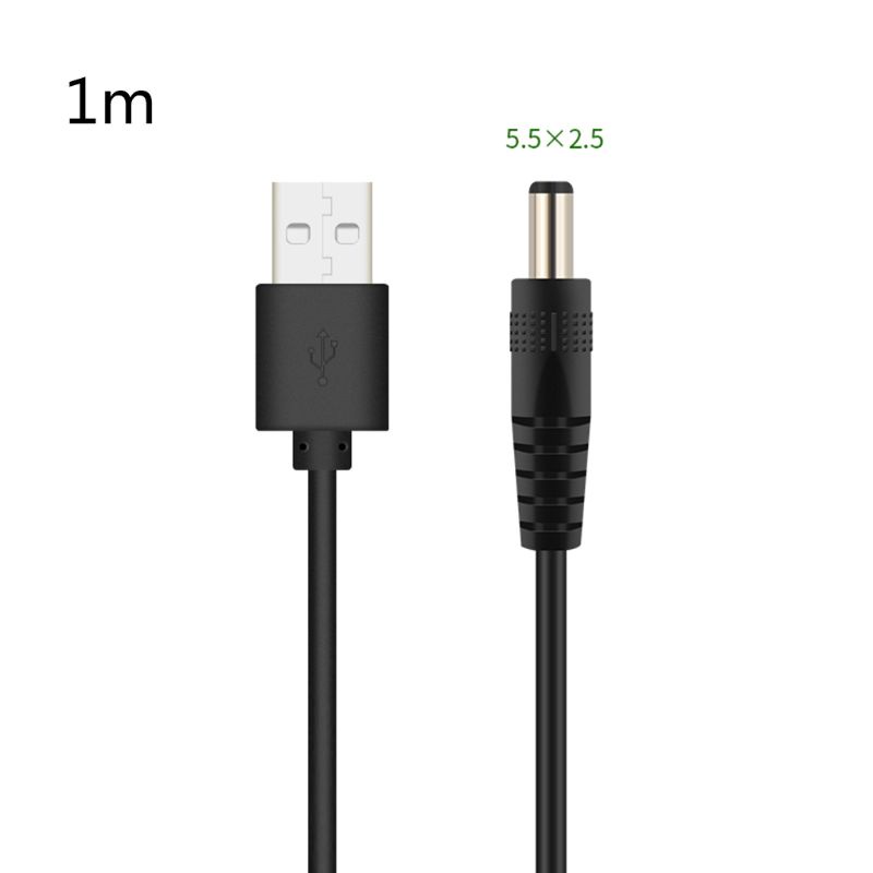 Dây cáp sạc USB DC/5.5x2.1 5.5x2.5 3.5x1.35 4.0x1.7 2.5x0.7 chuyên dụng