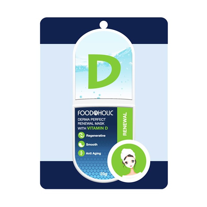 Mặt nạ FOODAHOLIC Derma Mask (bán lẻ) 23g