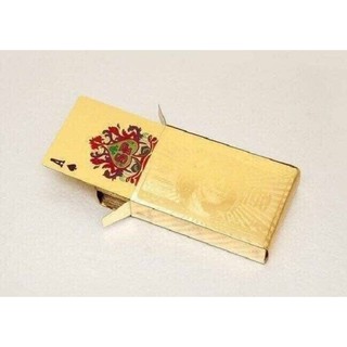 Bộ bài tây mạ vàng 24k