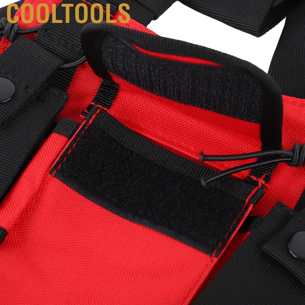 Cooltools Chest Bag  Multi Pocket Wear Resistant Durable Portable Waterproof Vest Rig with Adjustable Shoulder Straps for Outdoor