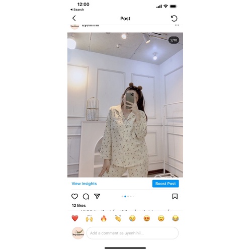 Pijama dài tay chất liệu dạ cao cấp | BigBuy360 - bigbuy360.vn