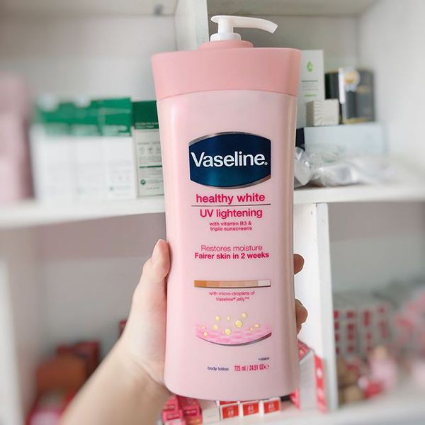 Vaseline sữa dưỡng thể trắng da chống nắng ➖Vaseline Healthy White UV Body Lotion trắng da trong 2 tuần 725ml