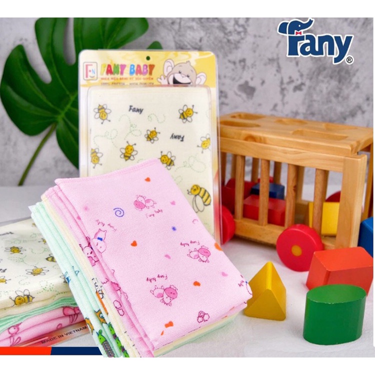 Hộp 8 Khăn Sữa Cho Bé  Khăn 2 Mặt Dòng Cao Cấp, Mềm Mại Kích thước 23.5x30cm