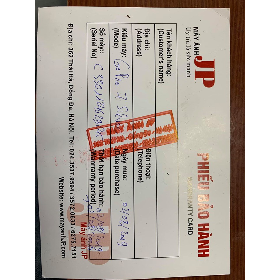 Gopro Hero 7 Silver 99% + Thẻ Nhớ 32gb + Bảo Hành Còn 11 Tháng | BigBuy360 - bigbuy360.vn