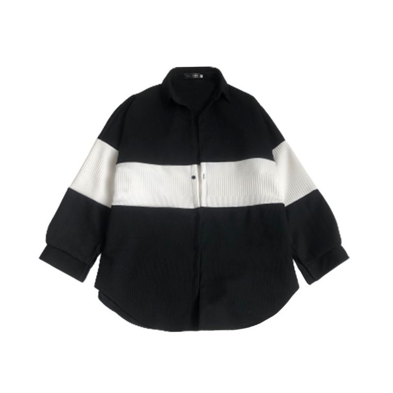 Áo khoác dạ len dáng sơ mi unisex