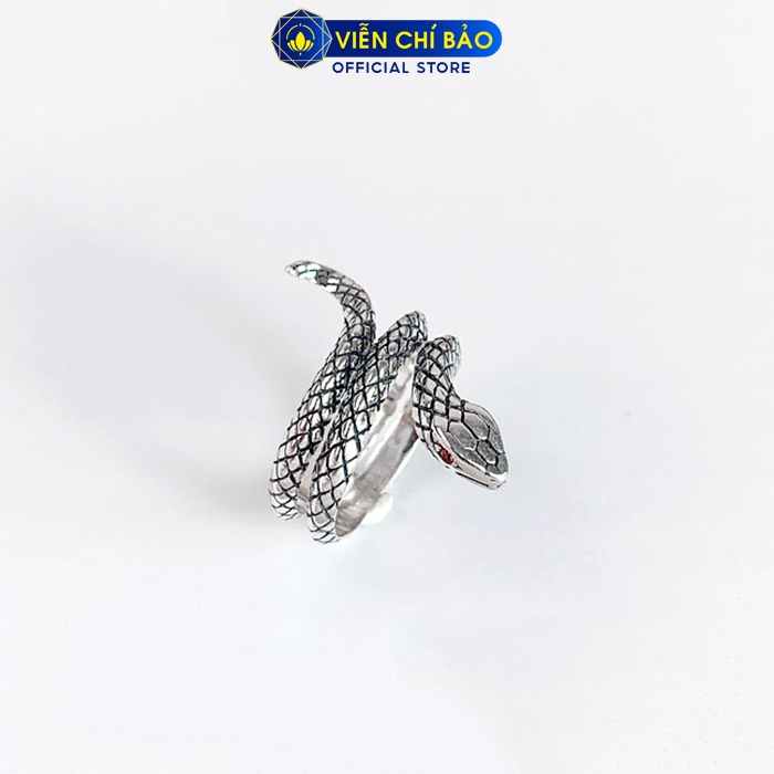 Nhẫn bạc nữ Mãng xà chất liệu bạc Thái S925 thời trang phụ kiện trang sức nữ thương hiệu Viễn Chí Bảo N000463