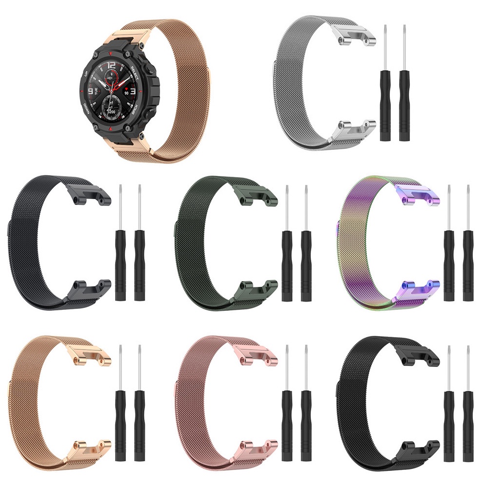 Dây Đeo Inox Milanese Cho Đồng Hồ Thông Minh Xiaomi Huami Amazfit T-Rex / T Rex Pro