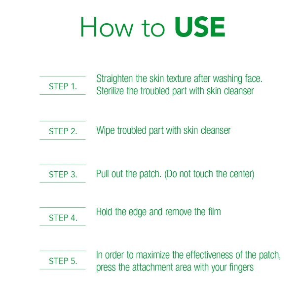 Set 6 miếng dán mụn chăm sóc da mặt