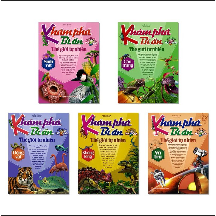 Sách - Khám phá bí ẩn thế giới tự nhiên (Bộ 5 quyển)