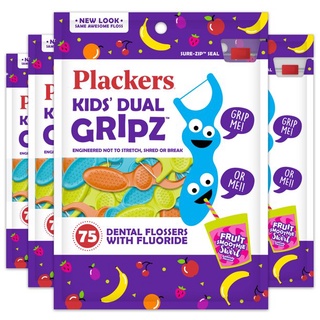Nhập mỹ - tăm chỉ nha khoa cho bé plackers kids dental floss picks hương trái cây
