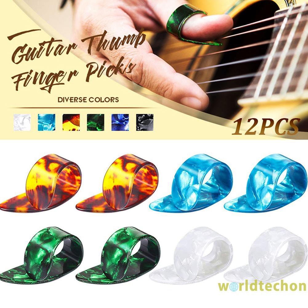 Set 12 Miếng Gảy Đàn Ghi Ta / Ukulele Tiện Dụng