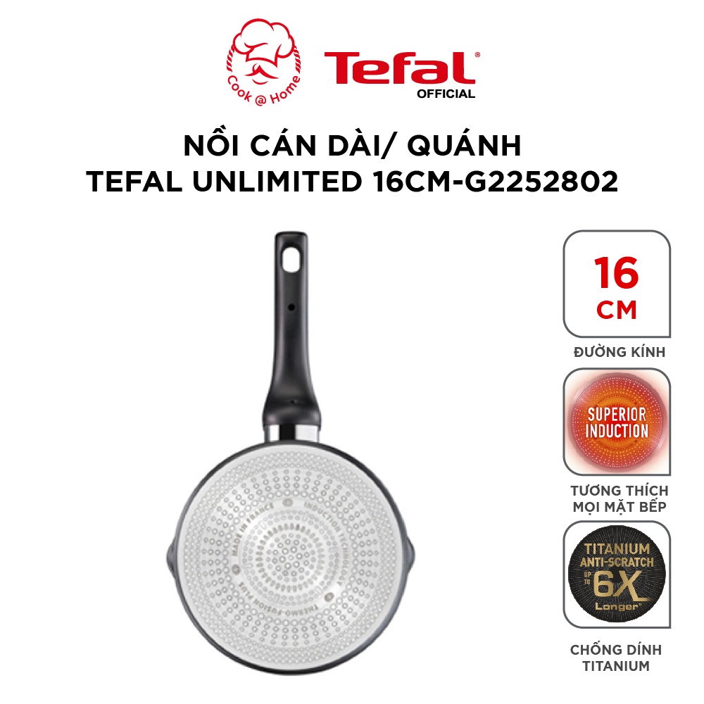 Nồi cán dài Tefal Unlimited 16cm G2552802