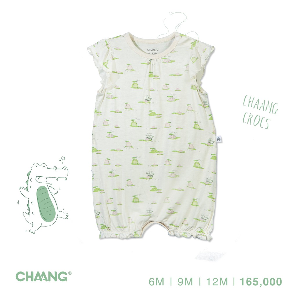 CHAANG Body Cài Chéo Chất Liệu Cotton Thoáng Mát cho bé từ 3-12 tháng