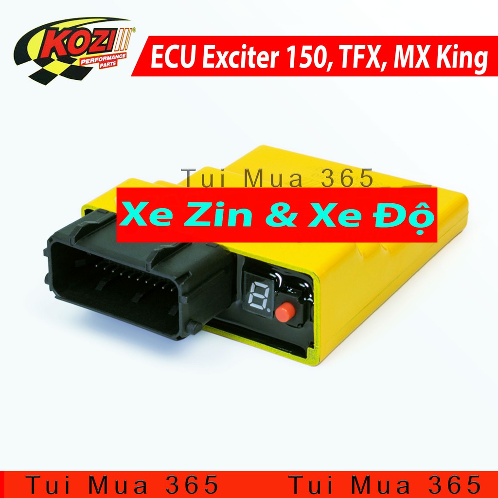 [ECU] IC Độ Mở Tua Yamaha Exciter 150cc, TFX, MX King - Kozi ( Có 8 Map Tăng Chỉnh )