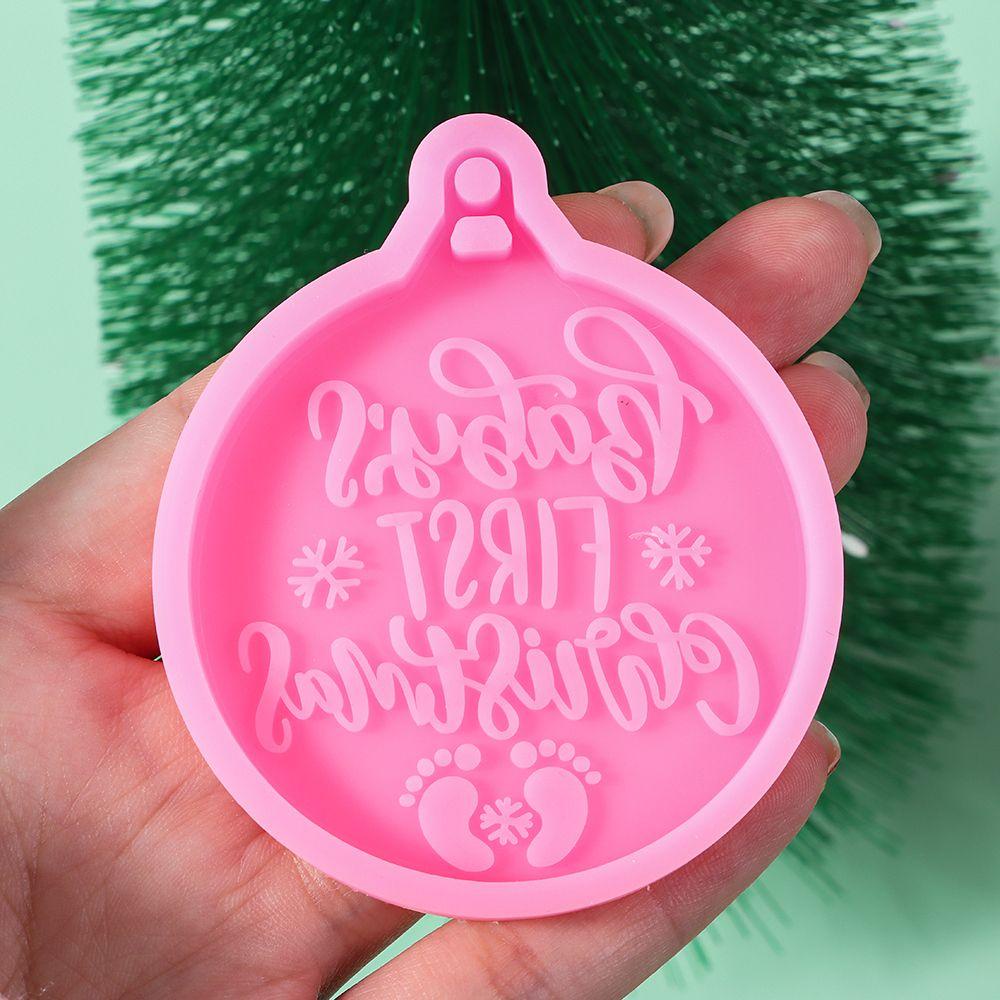 WTTLE Khuôn Silicone Tạo Hình Làm Bánh Kẹo Hình Quả Bóng Giáng Sinh