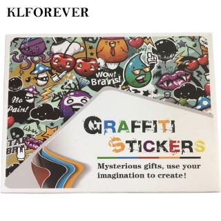 100pcs Graffiti Stickers For Halloween Decoration Self Adhesive Extravagant