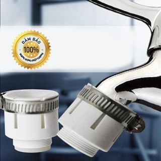 Đầu nối đa năng khớp chuyển dùng cho vòi nước không có ren vòi hoa sen phi 14 16 18 20 21 24 mm
