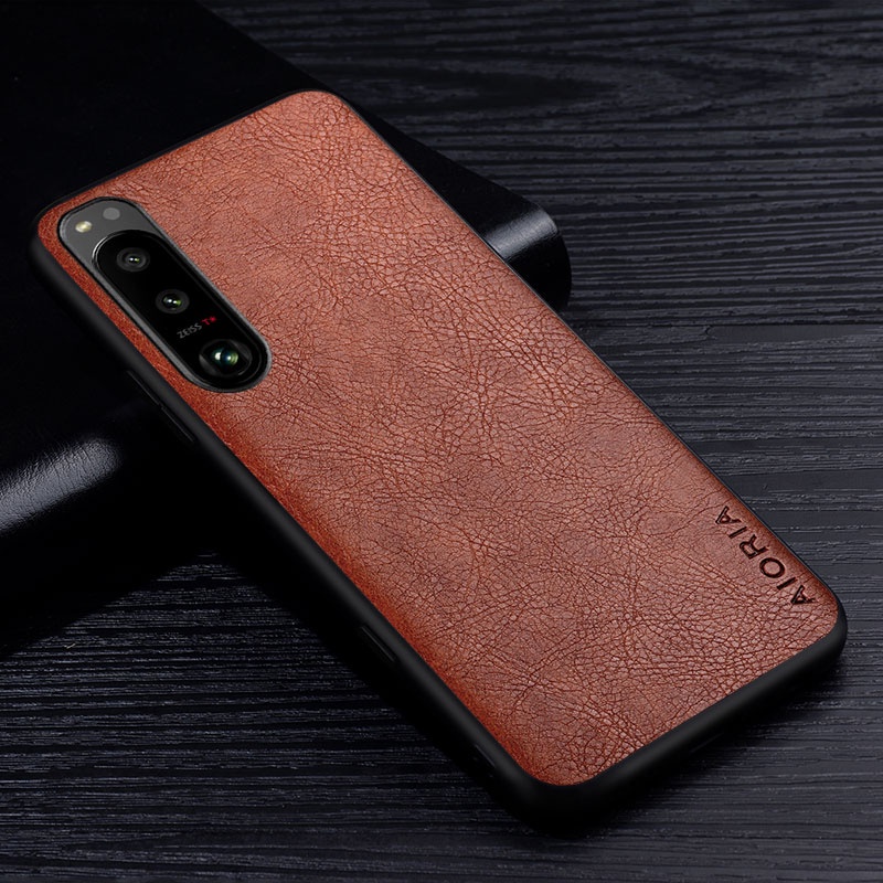 Ốp Điện Thoại Da Phong Cách Doanh Nhân Cổ Điển Cho Sony Xperia XZ3 XZ4 ACE III Pro I