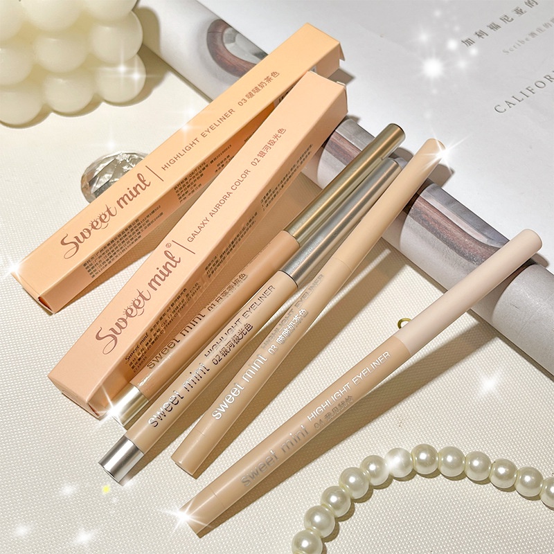 Phấn Mắt Dạng Thỏi Chống Nước Màu Bạc Tiện Dụng Chất Lượng Cao