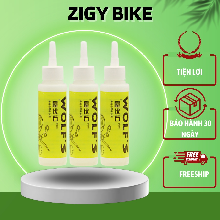 Dầu tra xích xe đạp, dầu tra xích ZIGY BIKE loại tốt 50ml