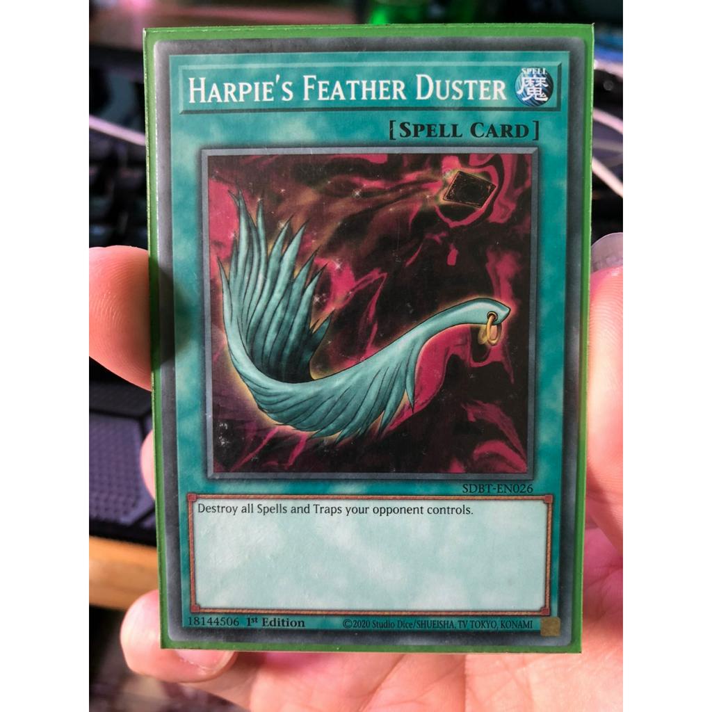 Harpie's Feather Duster - SDBT-EN026 - Common 1st Edition