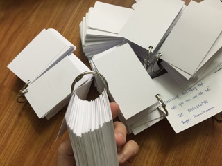 Combo 1000 thẻ học tiếng Anh, Trung, Nhật, Hàn.