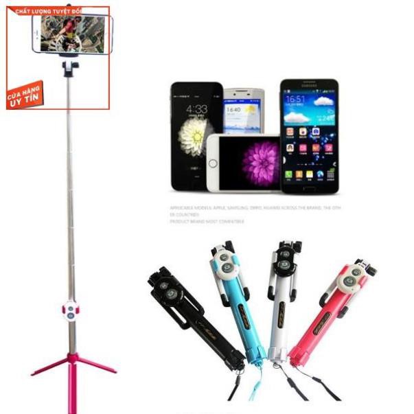 Gía rẻ Gậy tự sướng Tripod Selfie Stick ba chân Bluetooth đa năng  Pika shop