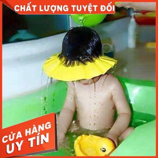 Mũ tắm chắn nước gội đầu,cắt tóc cho bé