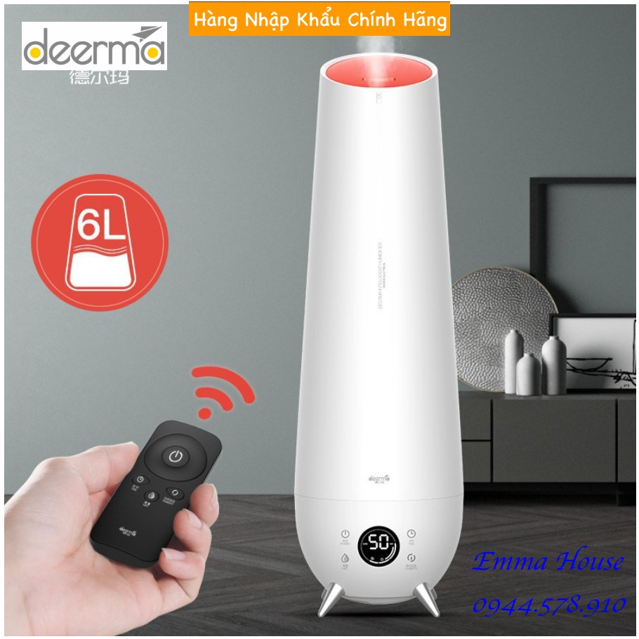 Máy tạo ẩm siêu âm cao cấp (Kèm Remote) Deerma LD220/LD612 - BẢO HÀNH06 Tháng