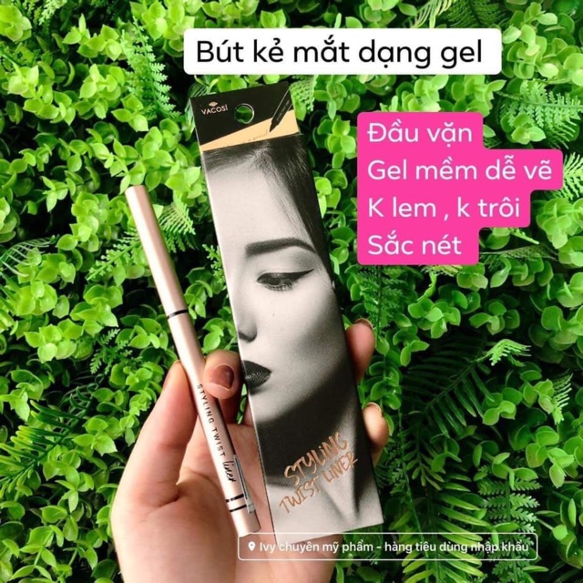 🥰 Bút kẻ mắt dạng gel Vacosi Styling Twist Liner 🥰