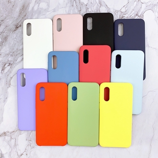 Ốp điện thoại silicon mềm màu trơn cảm giác cầm nắm thoải mái cho Vsmart Live