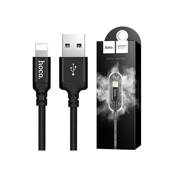 Cáp Lightning dây dù siêu bền Hoco X14 cho iPhone, iPad