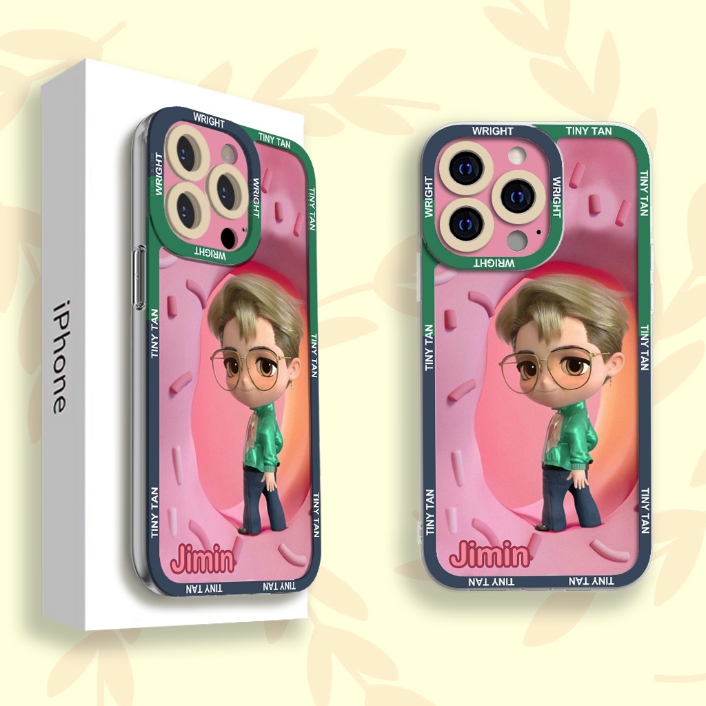 Ốp lưng iphone cạnh vuông wrightcase BTS Jimin Tiny Tan 6plus/6s/6splus/7/7plus/8/8plus/x/xs/11/12/pro/max/plus/promax