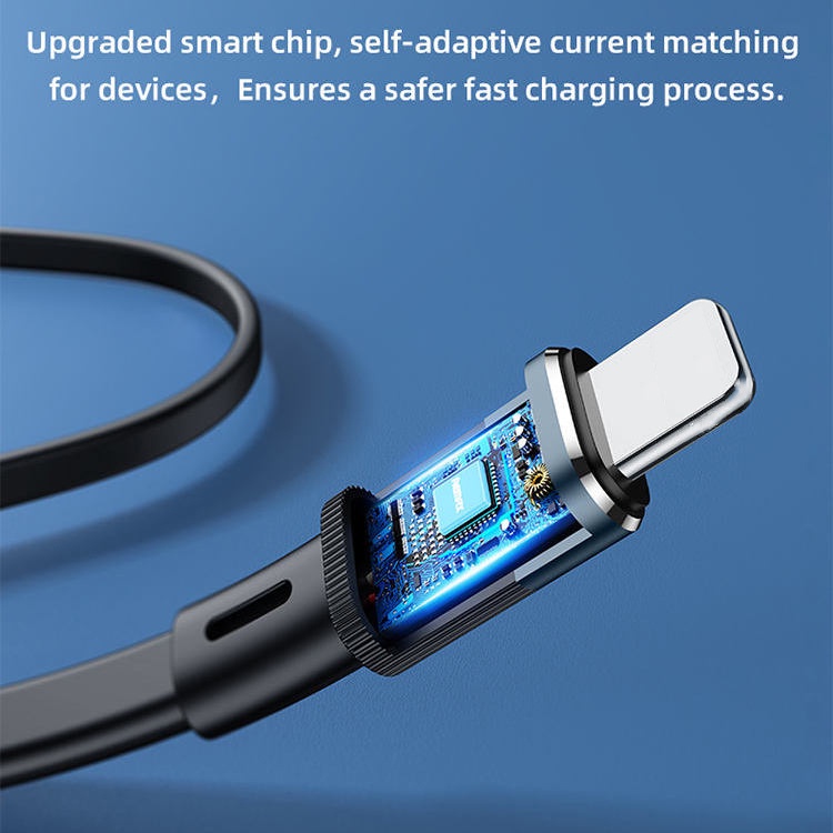 Cáp Sạc Điện Thoại Remax RC-001 Cổng Táo/Type C/ MicroUSB Dòng Sạc 2.4A Vỏ Bọc PVC Chống Gãy Gập
