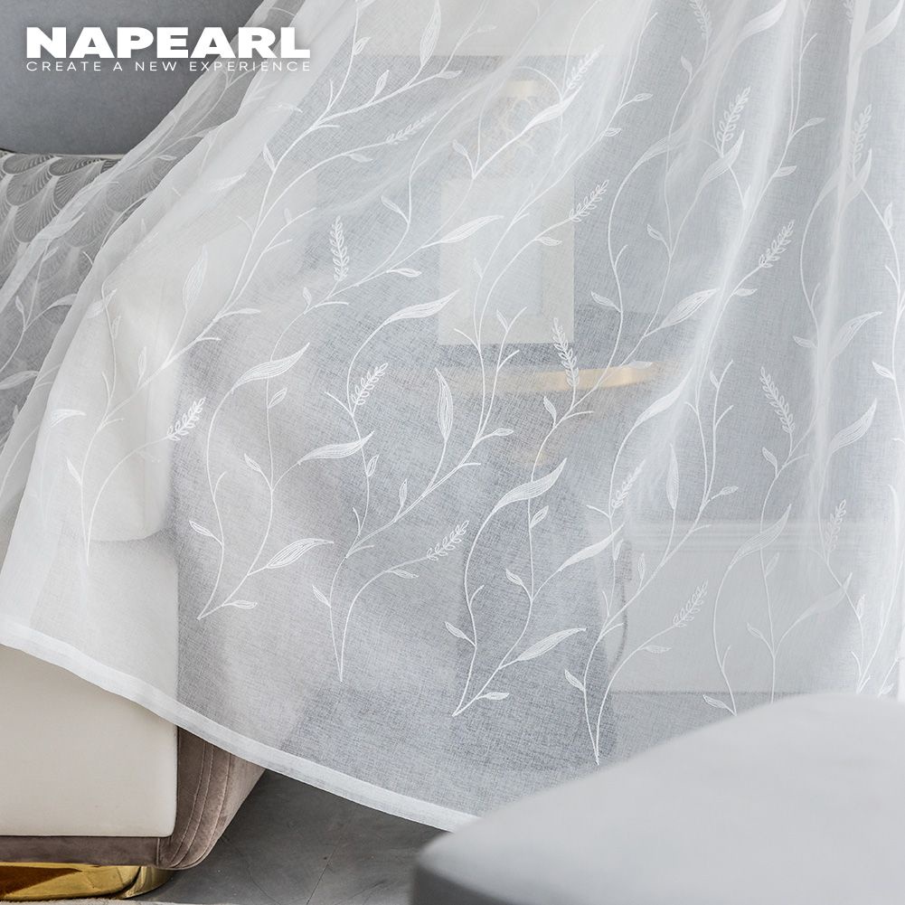 1 Chiếc Rèm Cửa Vải Tuyn 100X130Cm