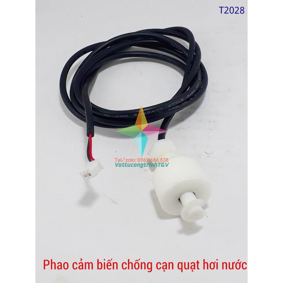 Phao cảm biến chống cạn quạt hơi nước dây 1.5m