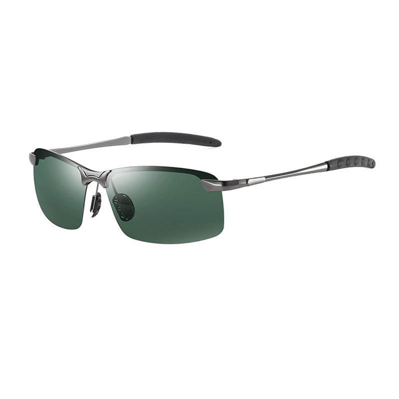 Kính râm tròng vuông không viền phân cực sang trọng cho nam | BigBuy360 - bigbuy360.vn