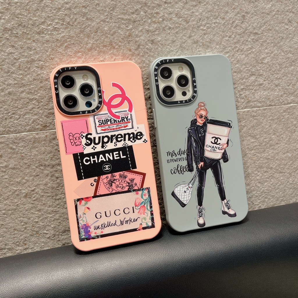 Ốp Điện Thoại Mềm Hình Cô Gái Dễ Thương Cho iPhone13Pro iP12Pro XR iPhone11 12Promax 13Promax 11 12 13