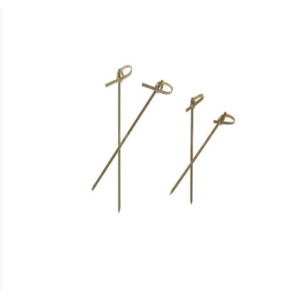 Ghim tre decor  - xanh hình nơ 12cm