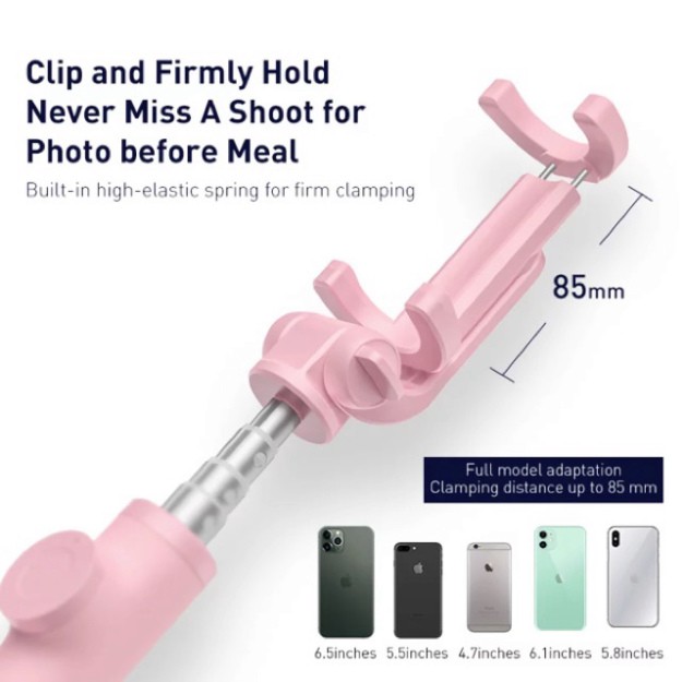 Gậy tự sướng tích hợp Tripod chân xếp gọn Baseus Lovely | BigBuy360 - bigbuy360.vn