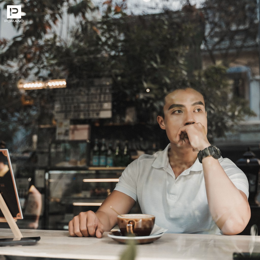 Áo thun Polo nam cổ bẻ BASIC vải Cotton Cá sấu 4 chiều thoáng mát, sang trọng, lịch lãm POMANO | BigBuy360 - bigbuy360.vn