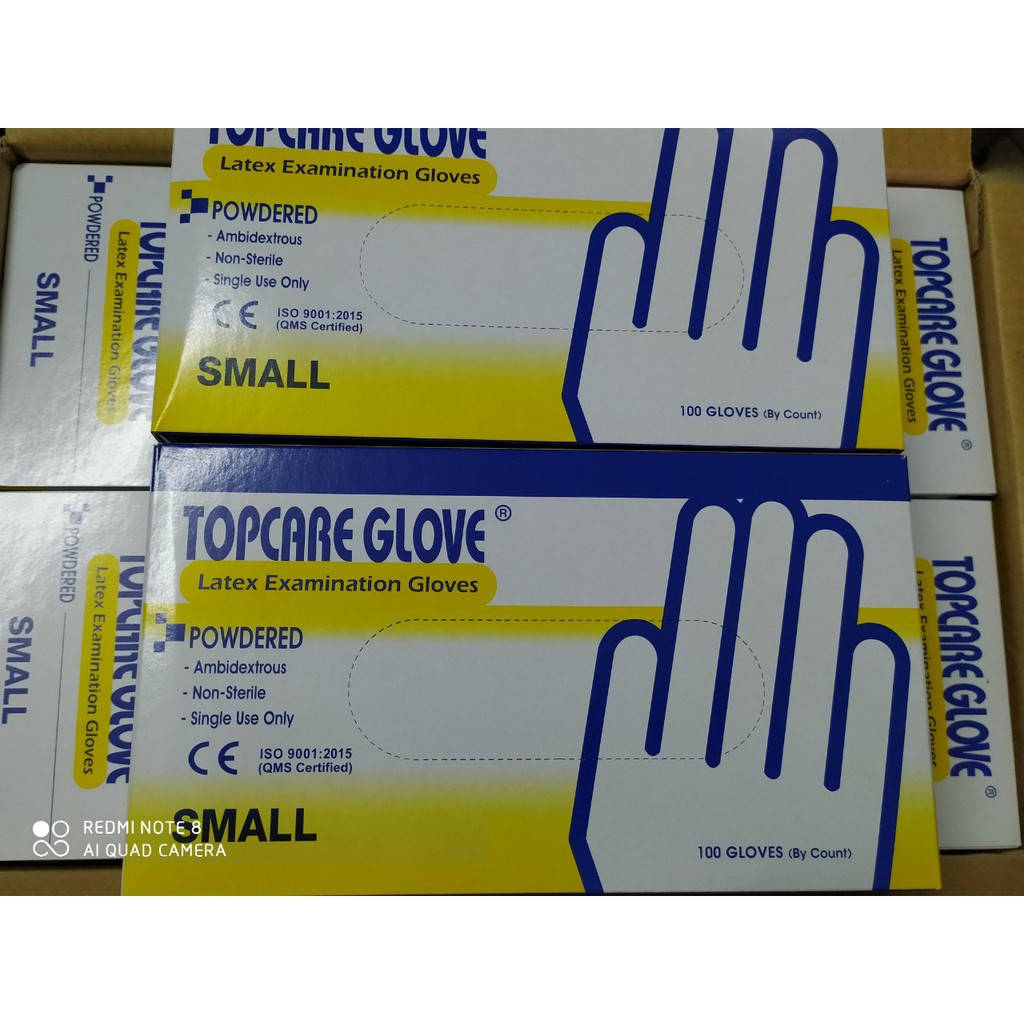 Găng tay y tế TopCare Glove,HỘP 100 chiếc