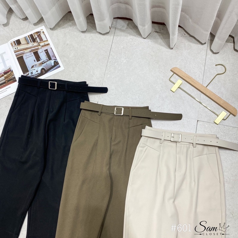QUẦN TÂY, QUẦN BAGGY KÈM ĐAI PHONG CÁCH HÀN QUỐC MS21617